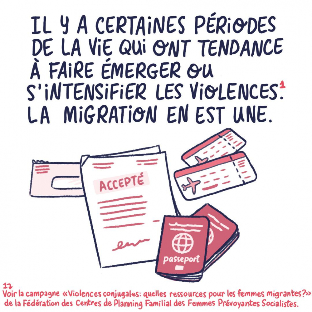Il y a certaines périodes de la vie qui ont tendance à faire émerger ou s'intensifier les violences. La migration en est une.
